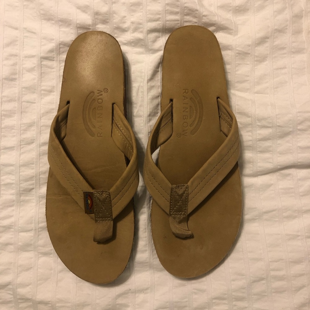 Rainbow Flip Flops